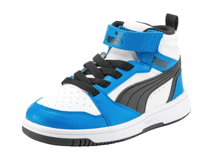 Tenis PUMA Rebound V6 Mid Multicolor para Niño