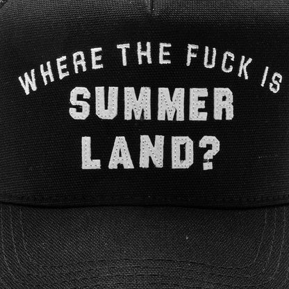 WTFS Trucker Hat Black