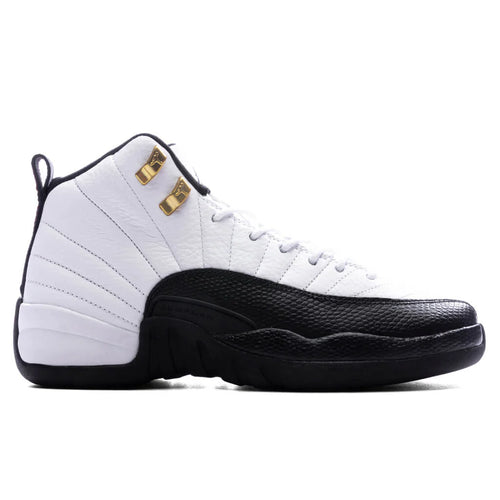 Air Jordan 12 Retro Taxi GS White Black Taxi