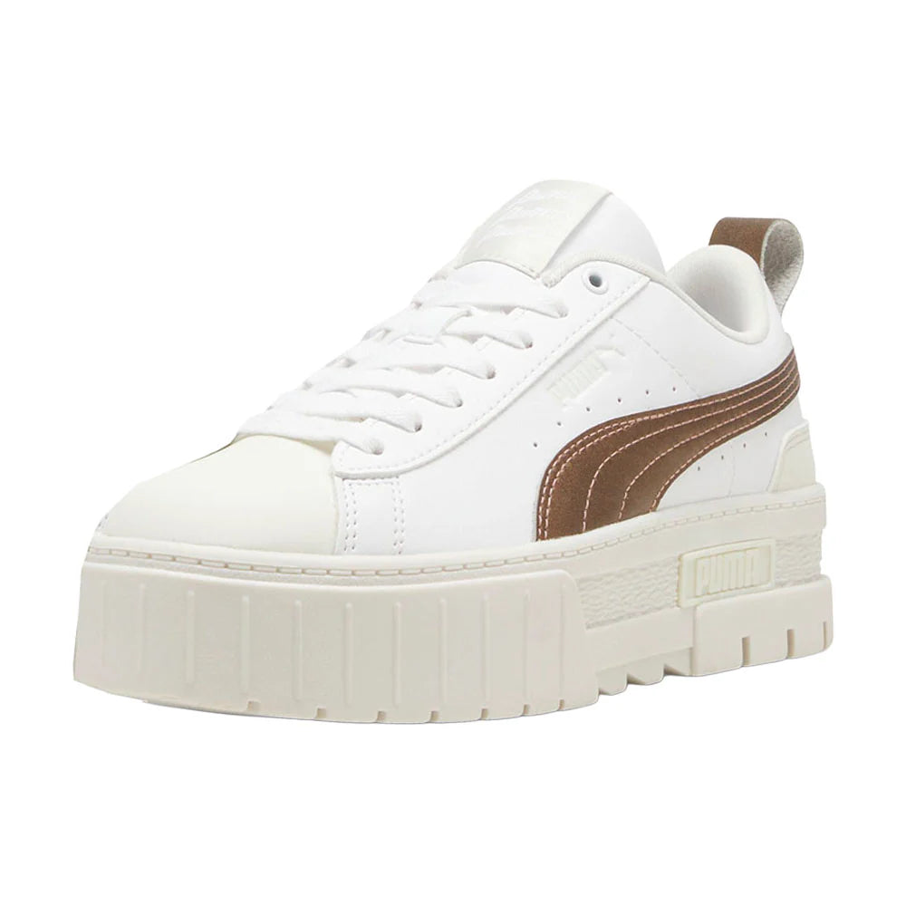 Mayze Glow-Up Metallic Lace Up Sneakers