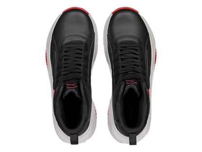 Tenis de Baloncesto Charly Negro y Rojo para Hombre