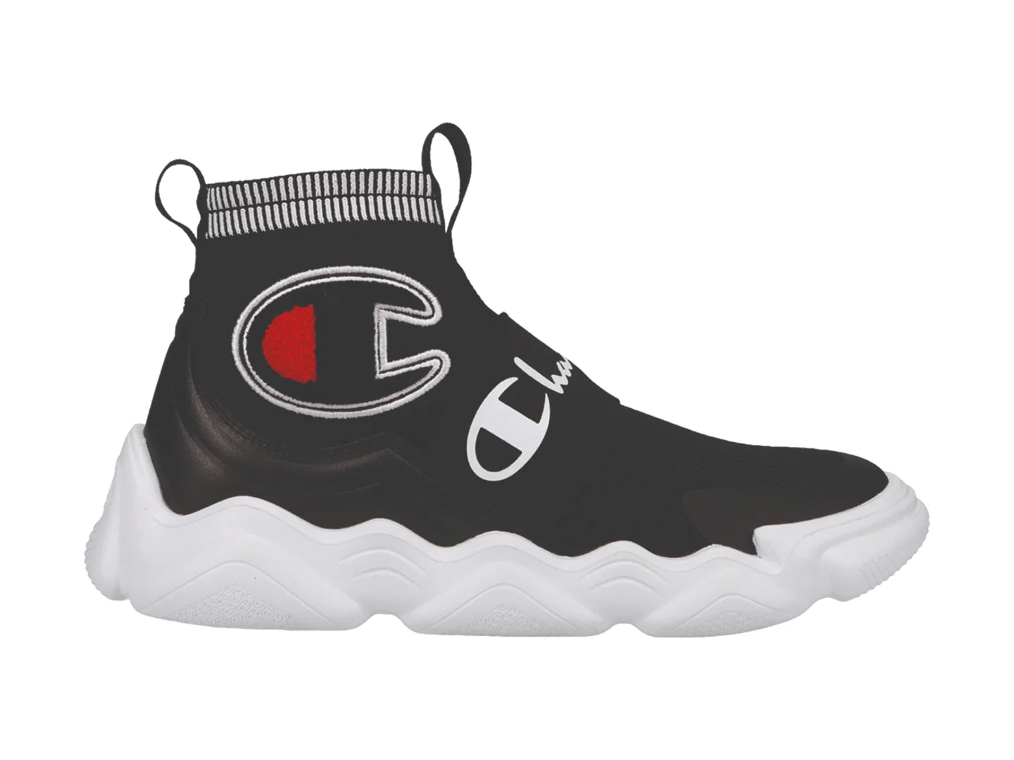 Tenis Champion Meloso Rally Pro Negro y Blanco para Hombre