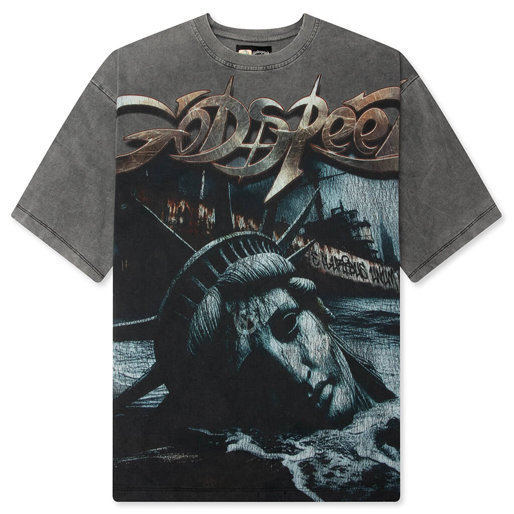 Liberty Ruins T Shirt Grey