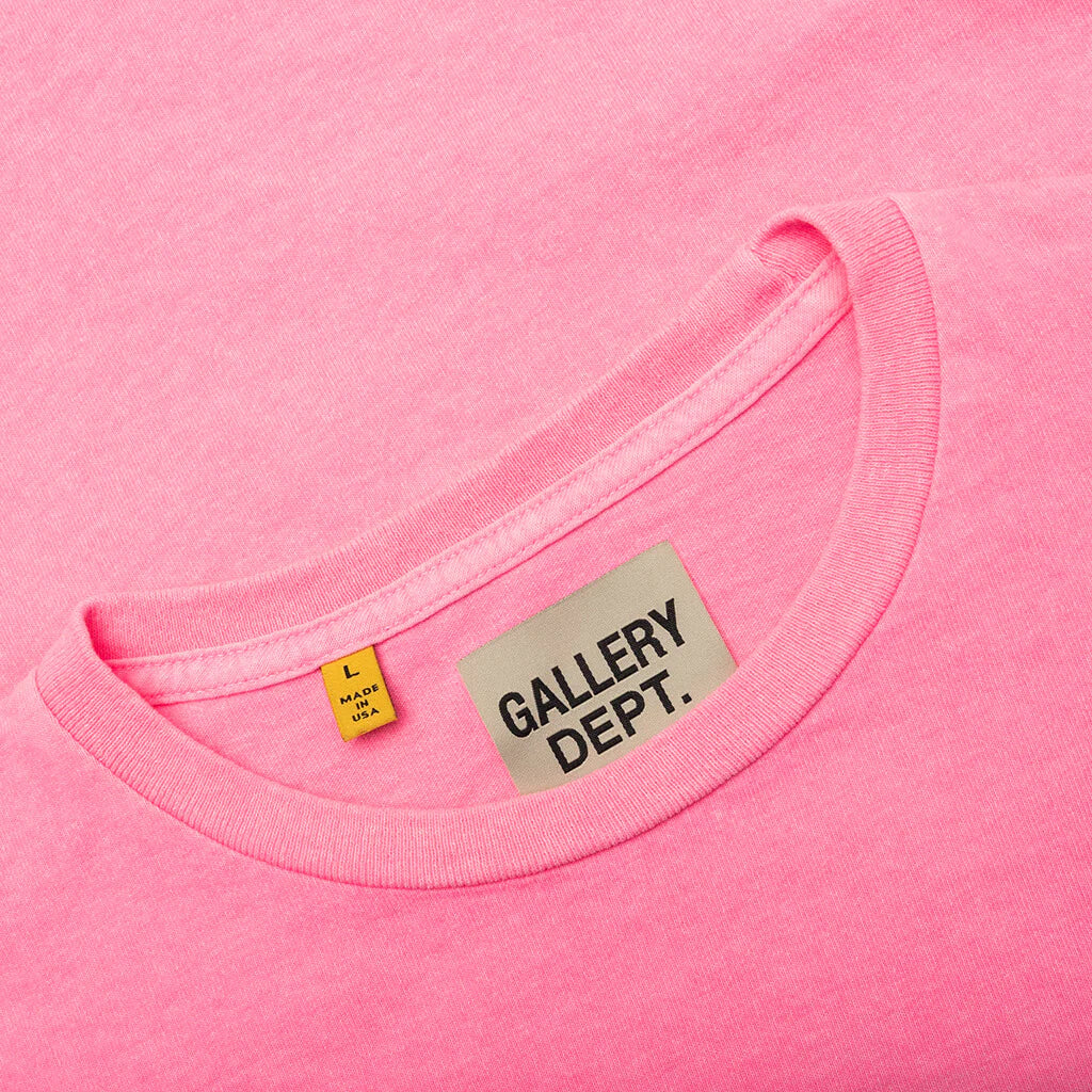 French Tee Fluorescent Pink