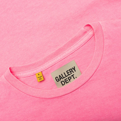 French Tee Fluorescent Pink