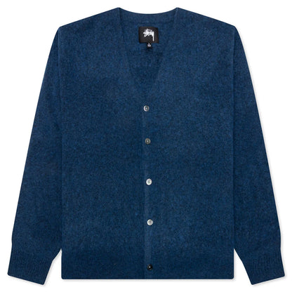 Brushed Cardigan Blue
