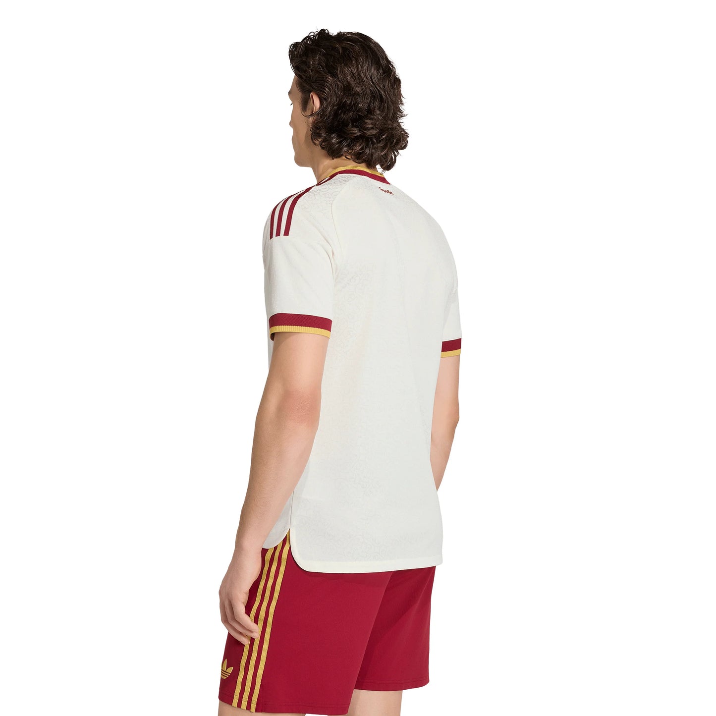 adidas Spain Away Authentic Mens Soccer Jersey 2026 White