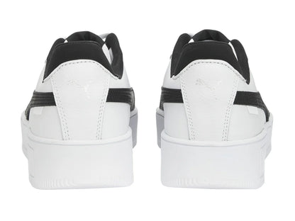 Tenis PUMA Carina Street Blanco y Negro para Mujer