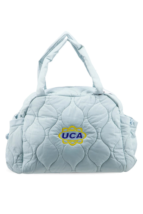 UCA Vera Bradley Dusty Blue Quilted Duffel Travel Bag