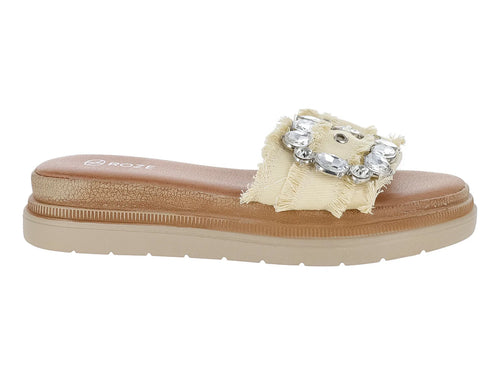 Sandalias Roze Beige para Mujer