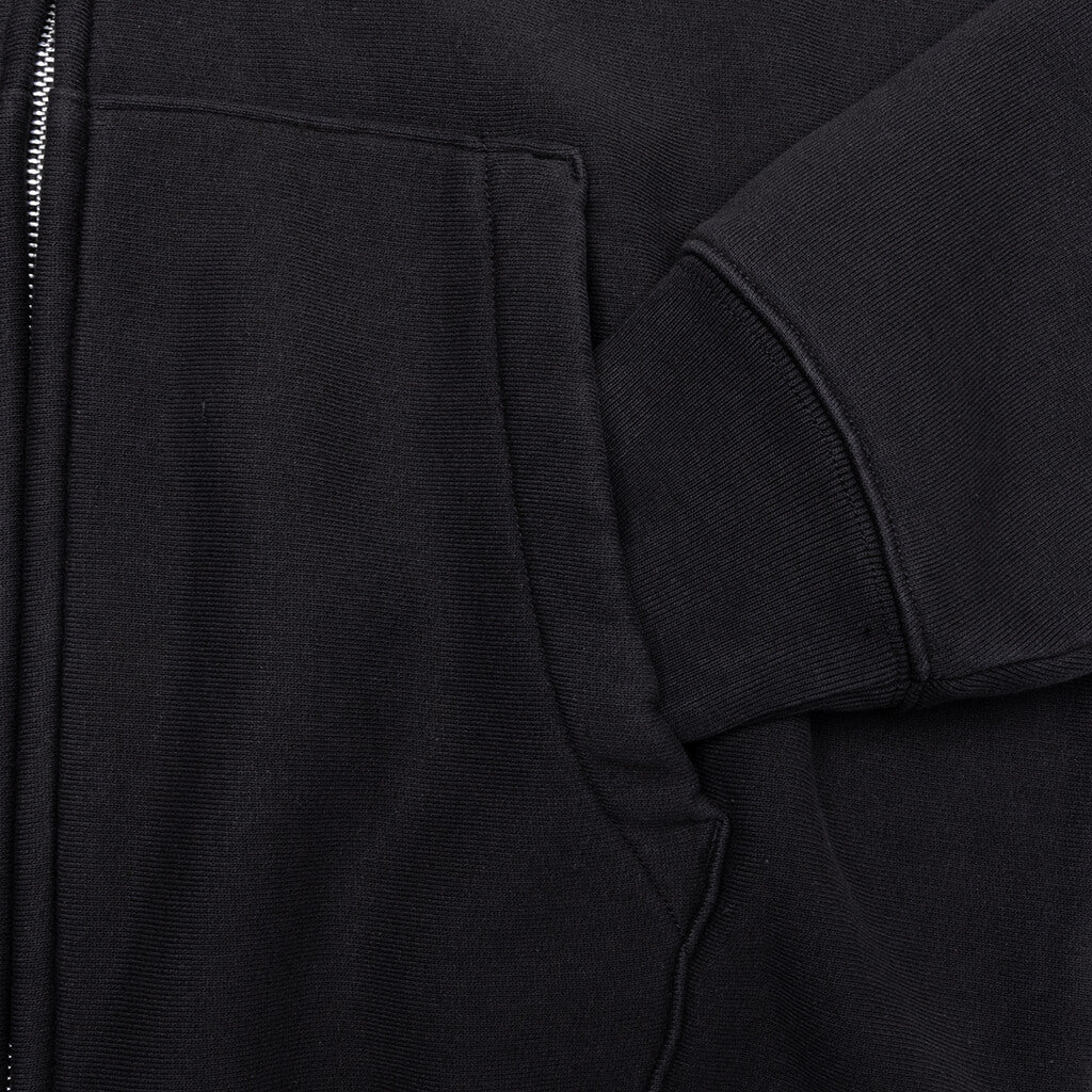 Mantra Zip Hoodie Black