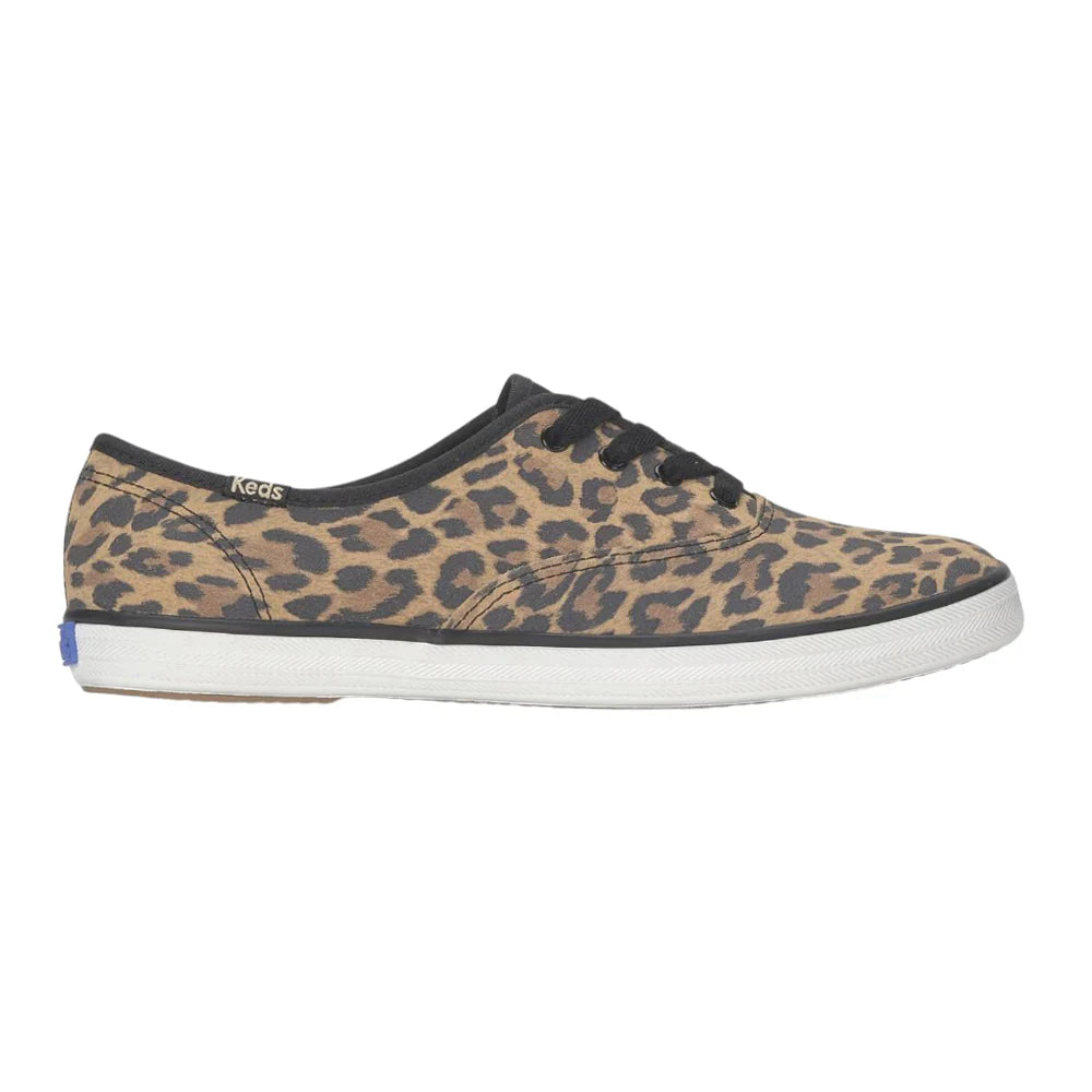 Champion Leopard Suede Lace Up Sneakers