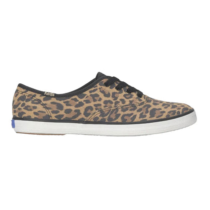 Champion Leopard Suede Lace Up Sneakers