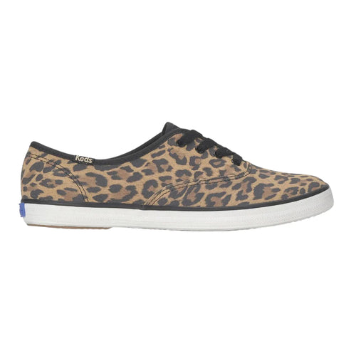 Champion Leopard Suede Lace Up Sneakers