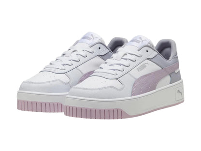 Tenis PUMA Carina Street Blanco y Morado para Mujer