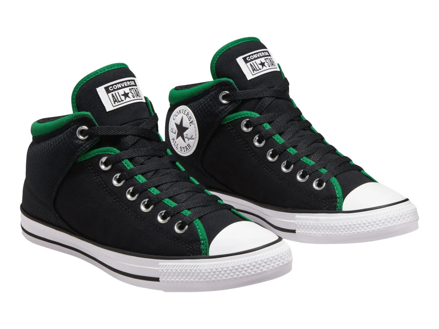 Tenis Converse Chuck Taylor All Star High Street Mid Negro y Verde para Hombre