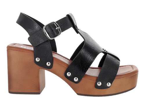 Sandalias ROZE Negro para Mujer