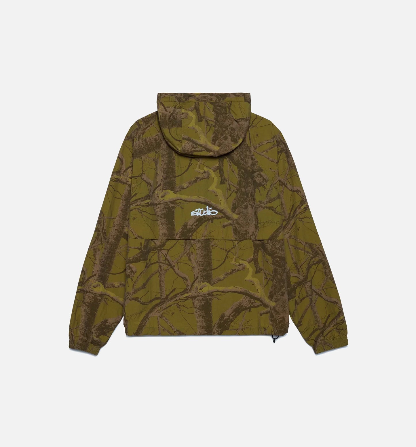 Studio Camo Windbreaker Mens Jacket Tree Camo Gold