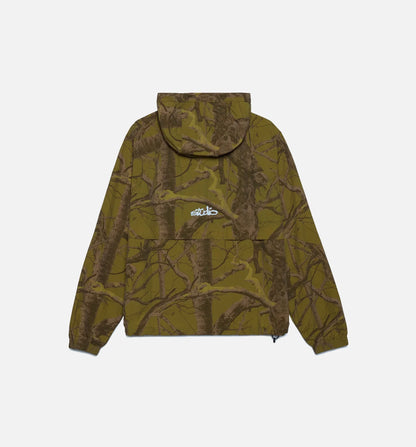 Studio Camo Windbreaker Mens Jacket Tree Camo Gold