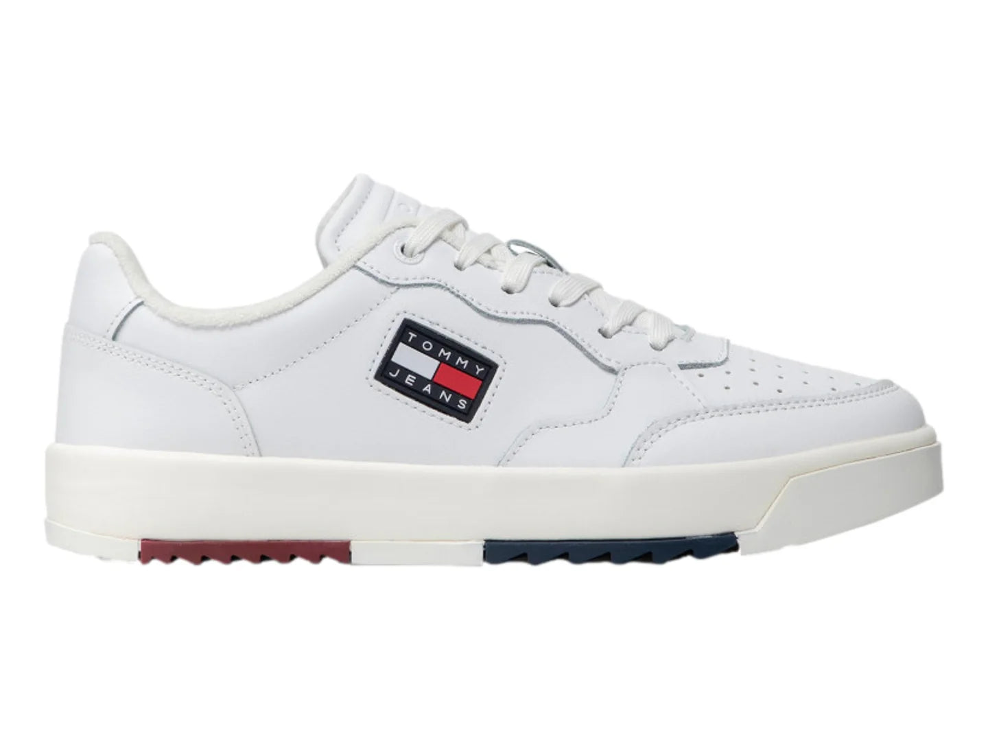 Tenis Tommy Hilfiger Basket Leather Blancos para Hombre