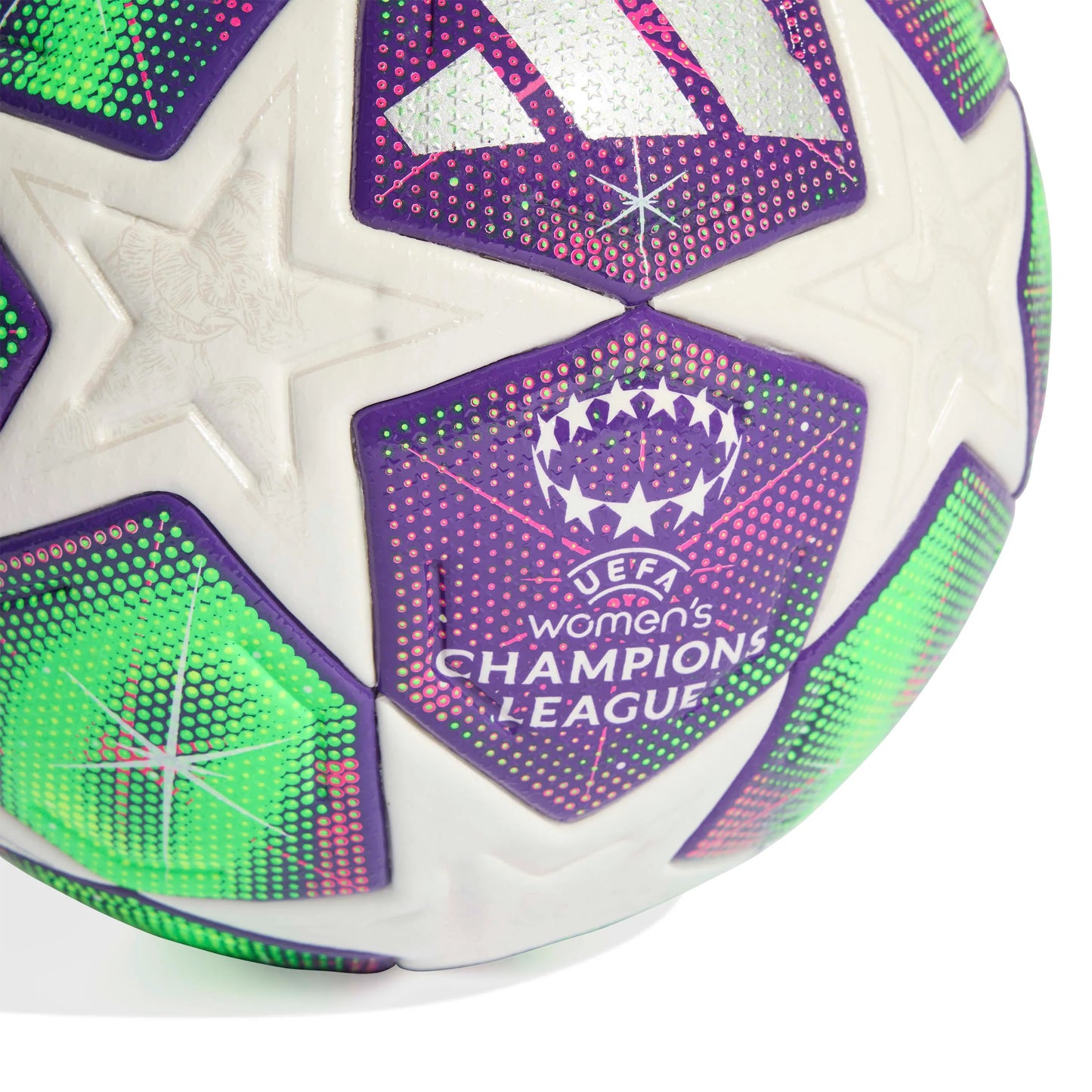 adidas UWCL League Stage Pro Soccer Ball 25 26 White Pink Yellow