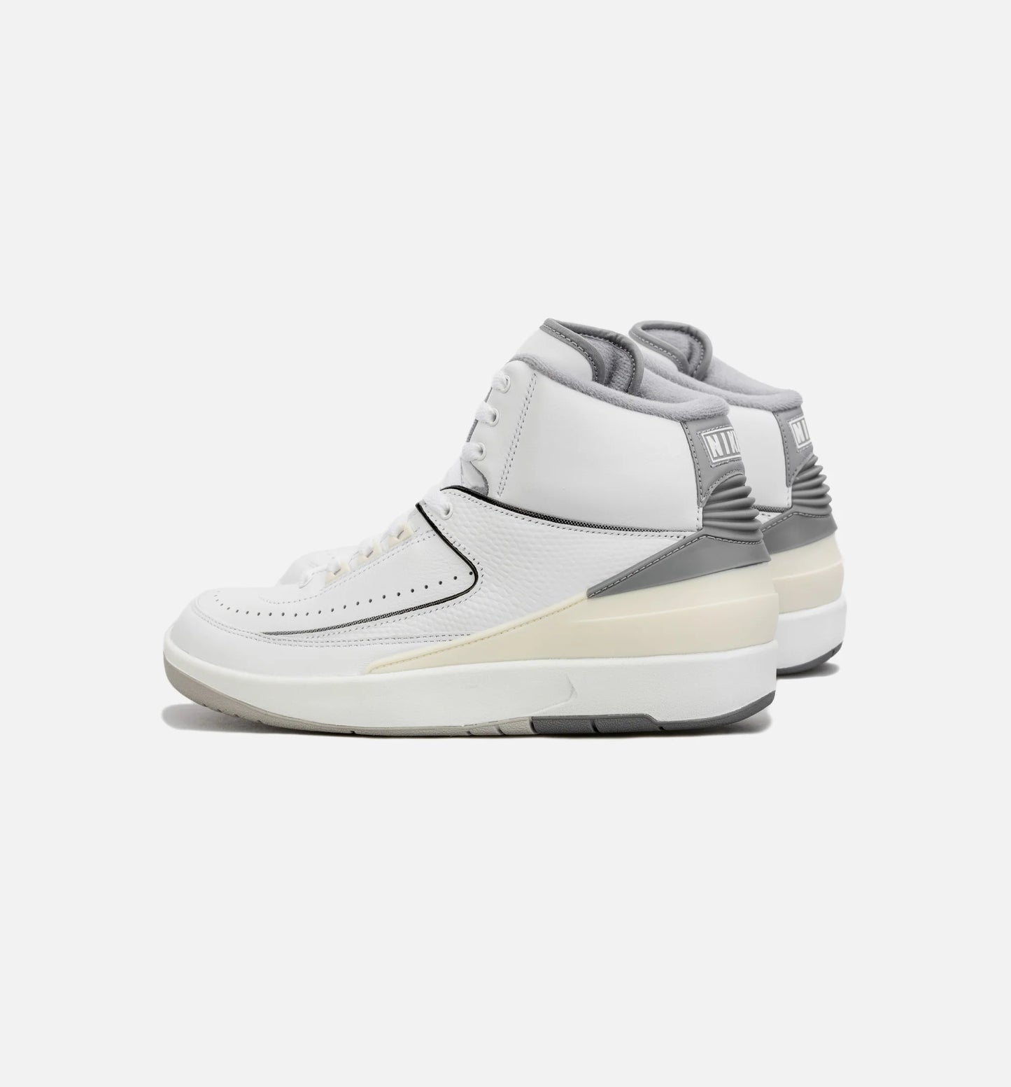 Air Jordan 2 Retro Cement Grey Mens Lifestyle Shoe White Grey