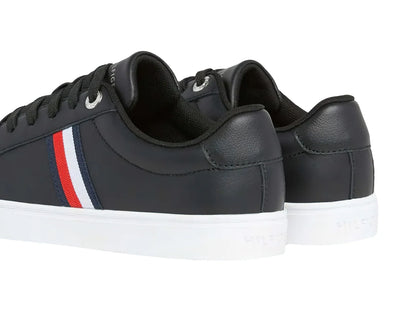 Tenis Tommy Hilfiger Essential Stripes Negro para Mujer