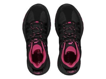 Tenis Charly Negro con Fucsia para Mujer