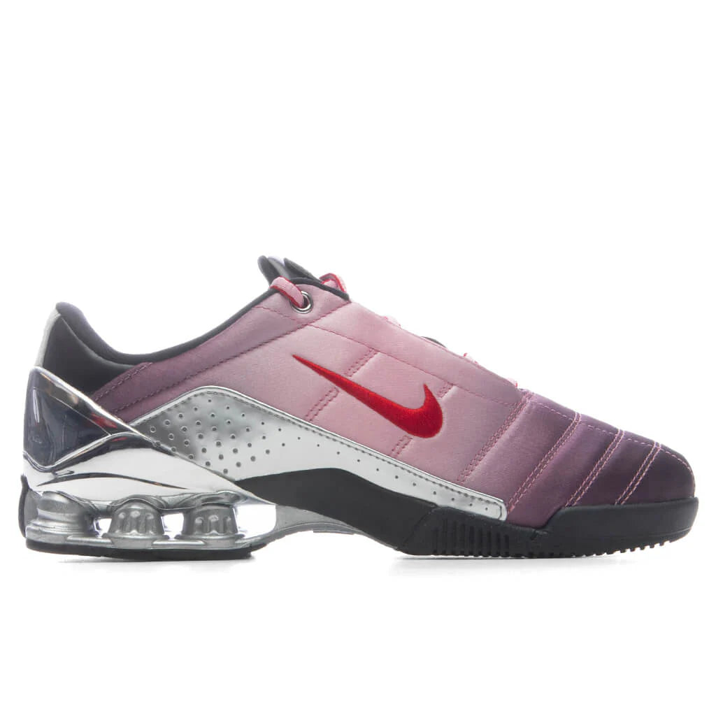Womens T90 Shox Magia SP x Forget me nots Shy Pink University Red Black