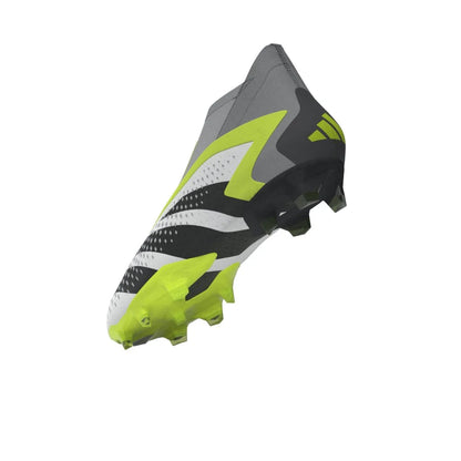adidas Predator Accuracy FG Firm Ground Cleats White Black Lucid Lemon
