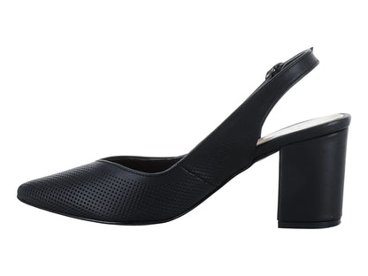 Zapatos Tacón Cerrados Roze Negro para Mujer