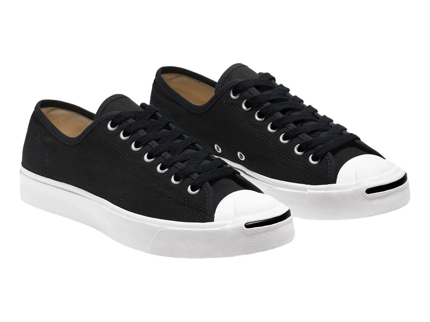Tenis Converse Jack Purcell Negro Blanco Unisex