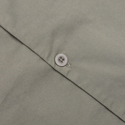 Script Camp Collar Shirt Washed Khaki