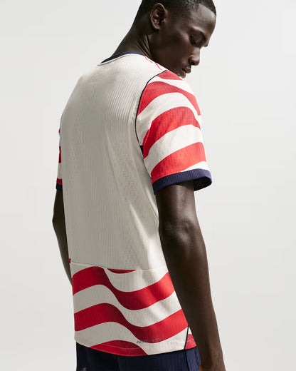 Nike USMNT Match Home Mens Soccer Jersey 2026 White Red Blue NO STARS