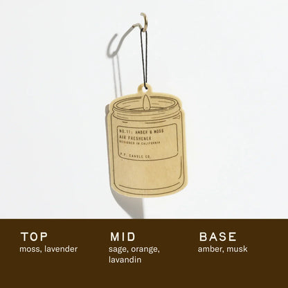 Amber & Moss– Air Freshener 2 pack