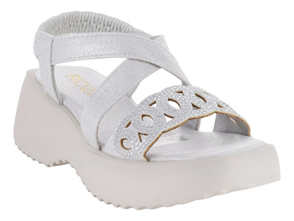 Sandalias ROZE Plata para Niña