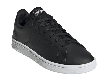 Tenis Adidas Advantage Base Negro con Rosa para Mujer