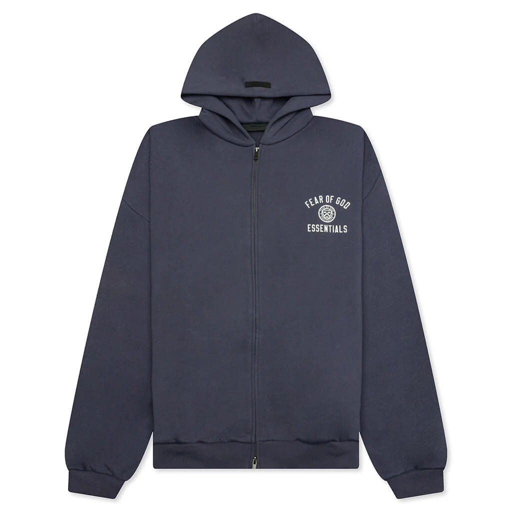 Heavy Fleece Fullzip Hoodie Marine