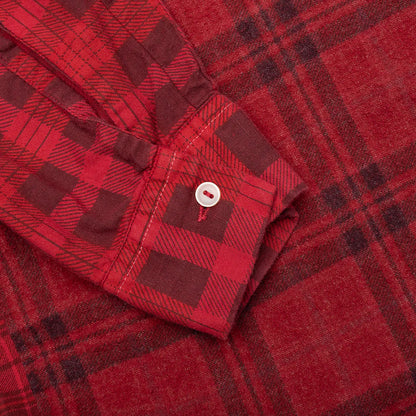 Over Dye 7 Cuts Wide Shirt Red