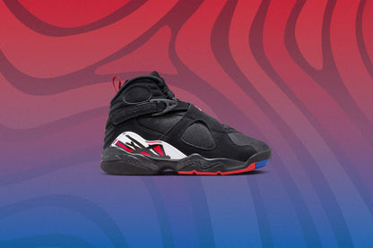Air Jordan 8 Retro Playoffs GS Black True Red