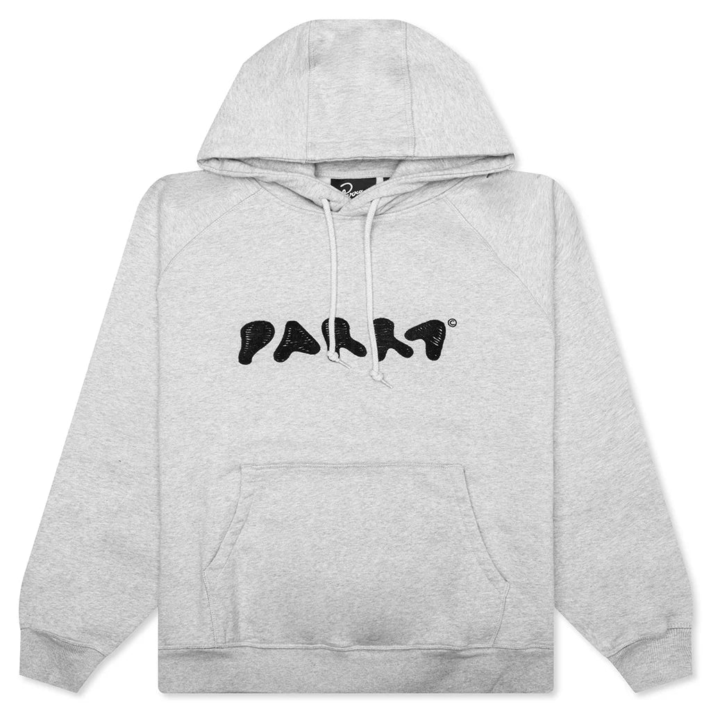 Blob Logo Hooded Sweatshirt Heather Grey
