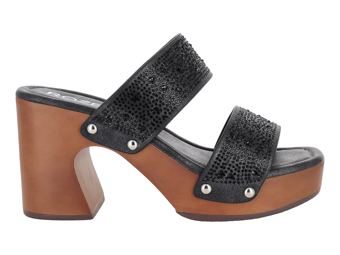Sandalias ROZE Negro para Mujer