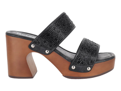 Sandalias ROZE Negro para Mujer