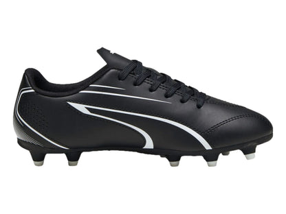 Tenis de Fútbol PUMA Vitoria Negro y Blanco para Niño