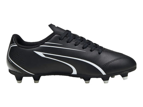 Tenis de Fútbol PUMA Vitoria Negro y Blanco para Niño