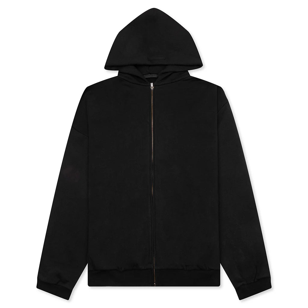 Heavy Fleece Fullzip Hoodie Black