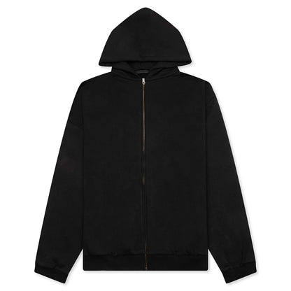 Heavy Fleece Fullzip Hoodie Black