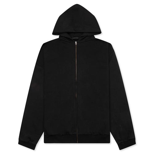 Heavy Fleece Fullzip Hoodie Black