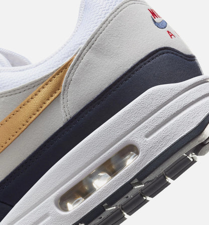 Air Max 1 Olympic Mens Lifestyle Shoe Obsidian Metallic Gold