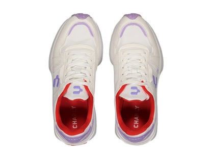 Tenis Charly Blanco y Lila para Mujer